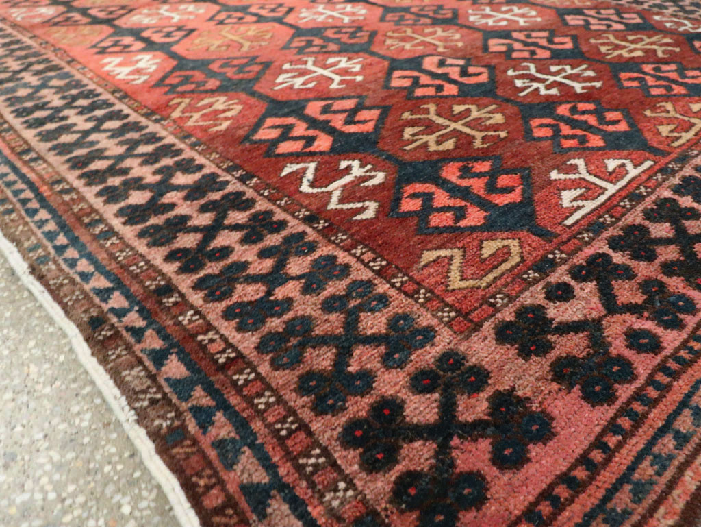 Vintage Kirghiz Gallery Carpet, No.28182 - Gsblank