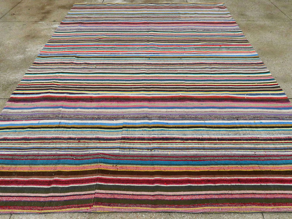 Vintage Turkish Flatweave Kilim , No.28184 - Gsblank