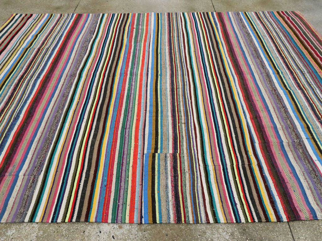 Vintage Turkish Flatweave Kilim , No.28184 - Gsblank