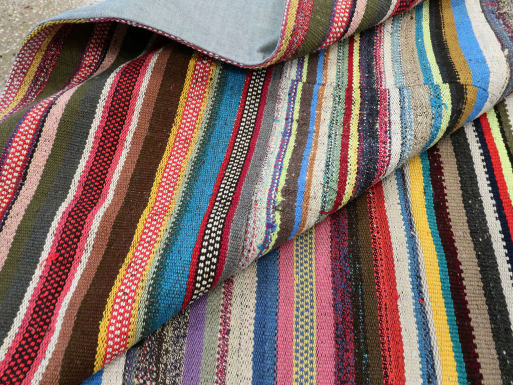Vintage Turkish Flatweave Kilim , No.28184 - Gsblank