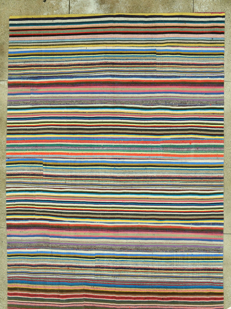 Vintage Turkish Flatweave Kilim , No.28184 - Gsblank