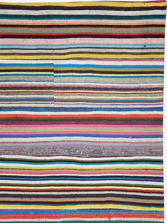 Vintage Turkish Flatweave Kilim , No.28184 - Gsblank