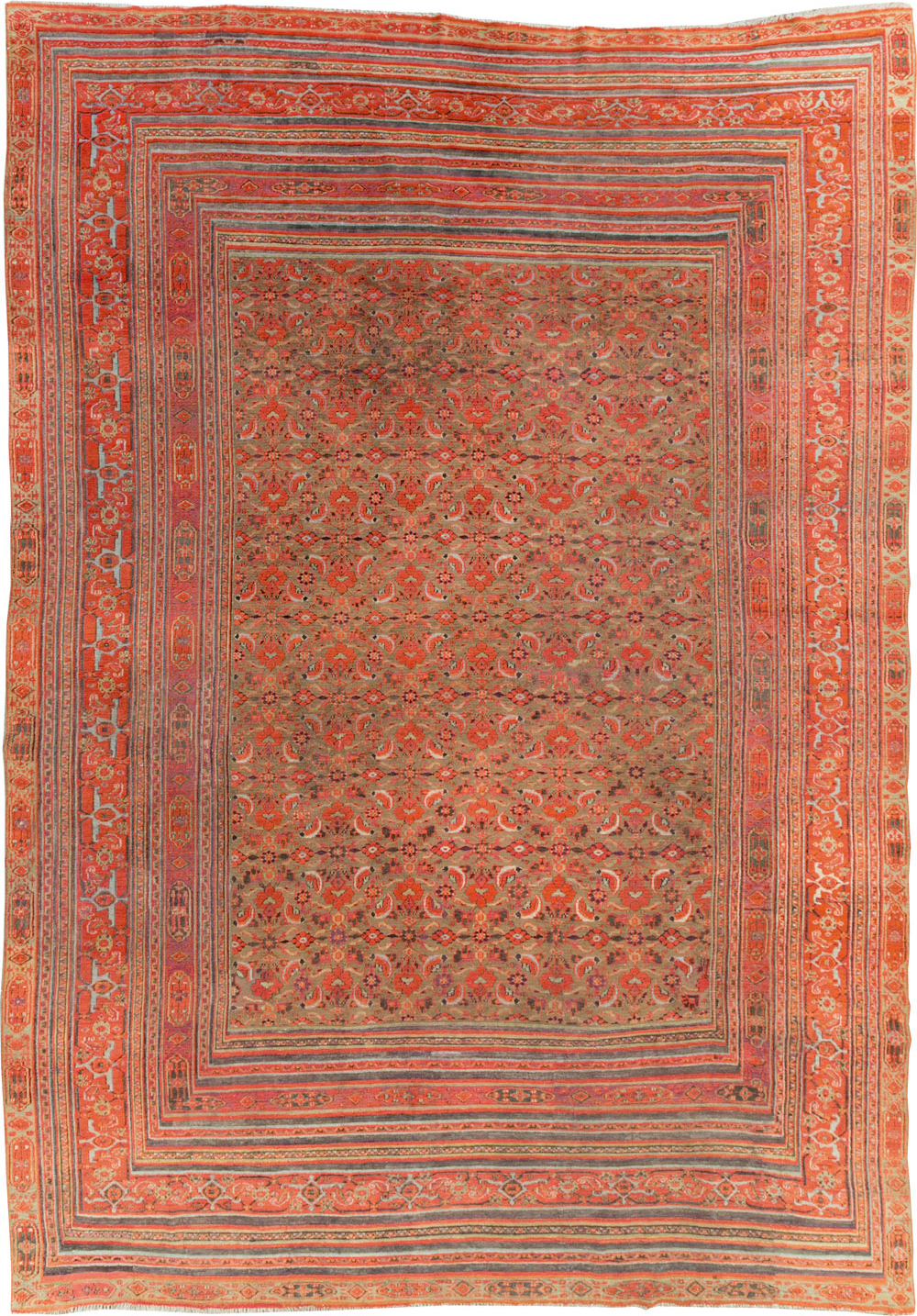 Antique Persian Khorassan Carpet, No.28190 - Gsblank