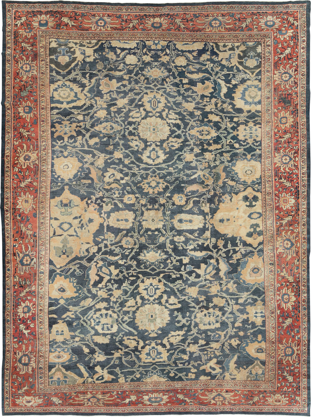 Antique Persian Mahal Carpet, No.28212 - Gsblank