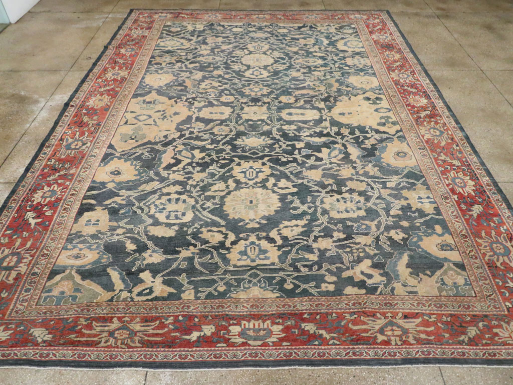 Antique Persian Mahal Carpet, No.28212 - Gsblank