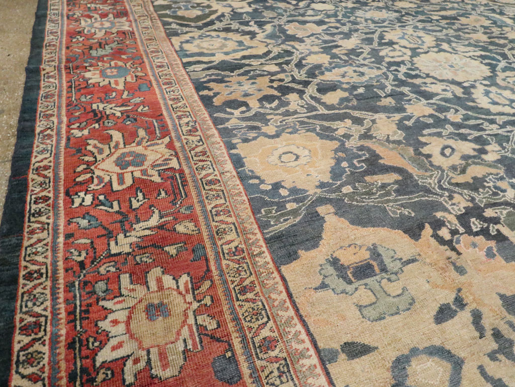 Antique Persian Mahal Carpet, No.28212 - Gsblank