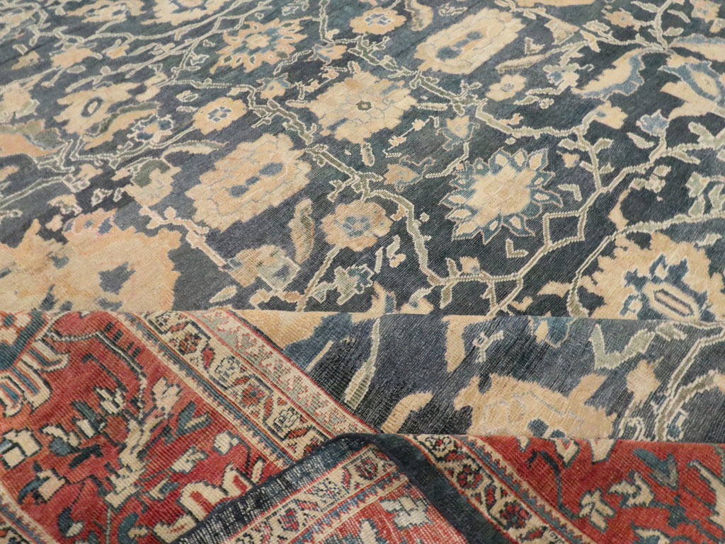Antique Persian Mahal Carpet, No.28212 - Gsblank