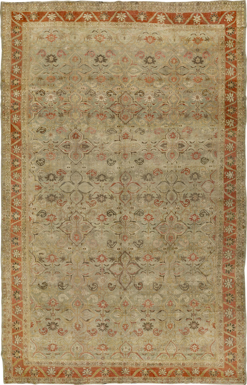 Antique Persian Bidjar Large Carpet, No.28213 - Gsblank