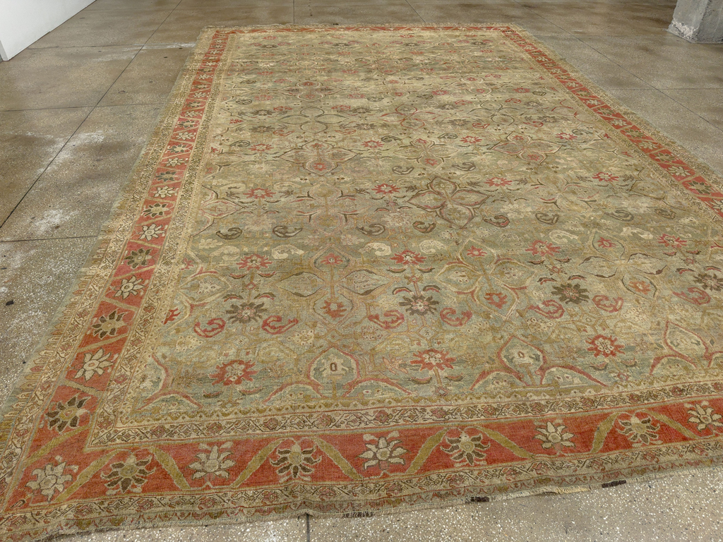 Antique Persian Bidjar Large Carpet, No.28213 - Gsblank