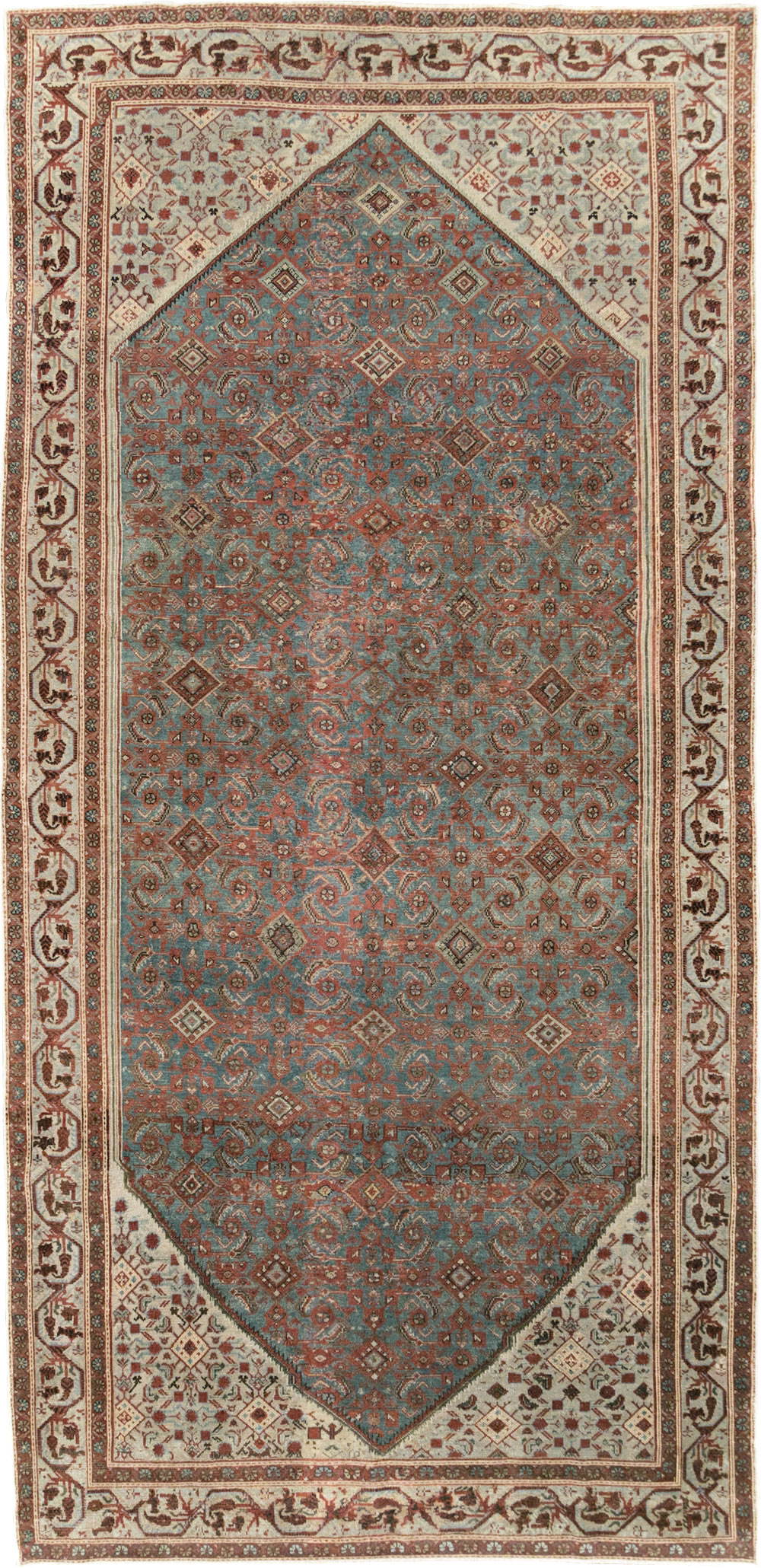 Antique Persian Malayer Gallery Carpet, No.28227 - Gsblank