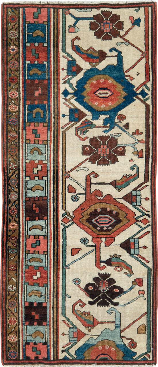 Antique Persian Serapi Wagireh Sampler Rug, No.28230 - Gsblank