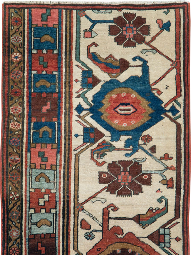 Antique Persian Serapi Wagireh Sampler Rug, No.28230 - Gsblank