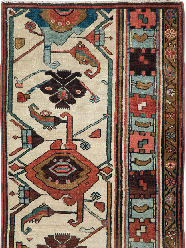 Antique Persian Serapi Wagireh Sampler Rug, No.28230 - Gsblank