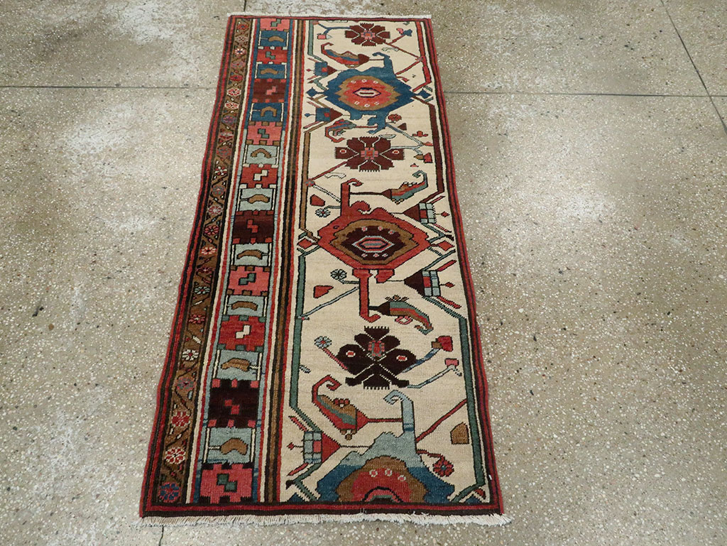 Antique Persian Serapi Wagireh Sampler Rug, No.28230 - Gsblank