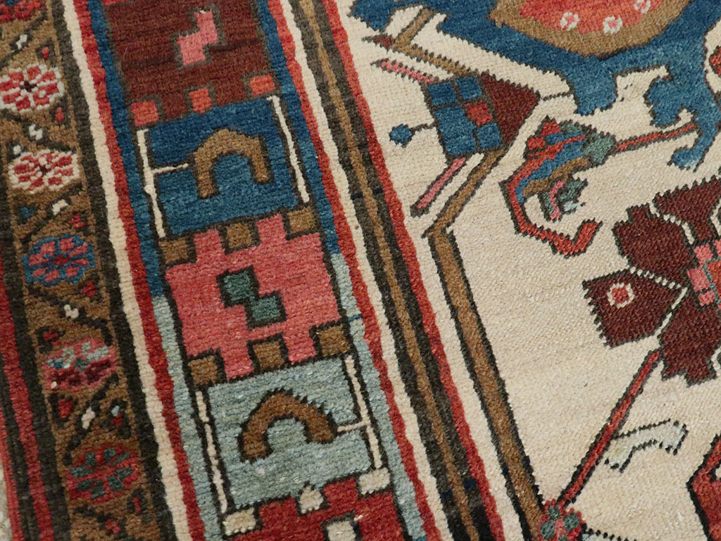 Antique Persian Serapi Wagireh Sampler Rug, No.28230 - Gsblank