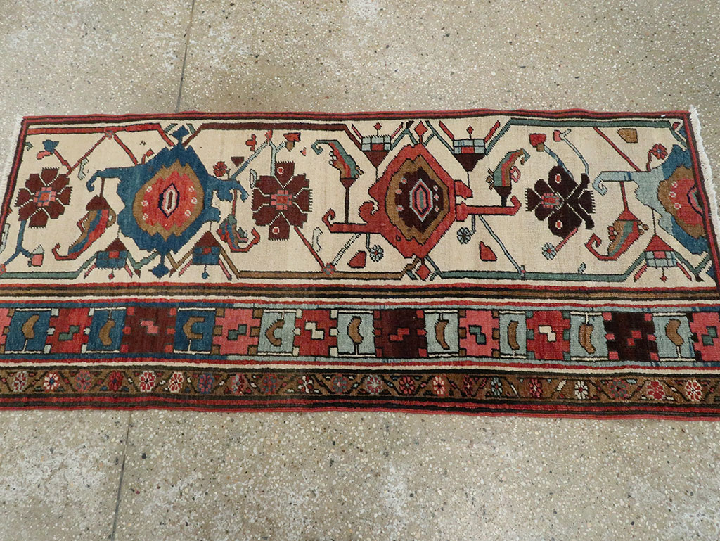 Antique Persian Serapi Wagireh Sampler Rug, No.28230 - Gsblank
