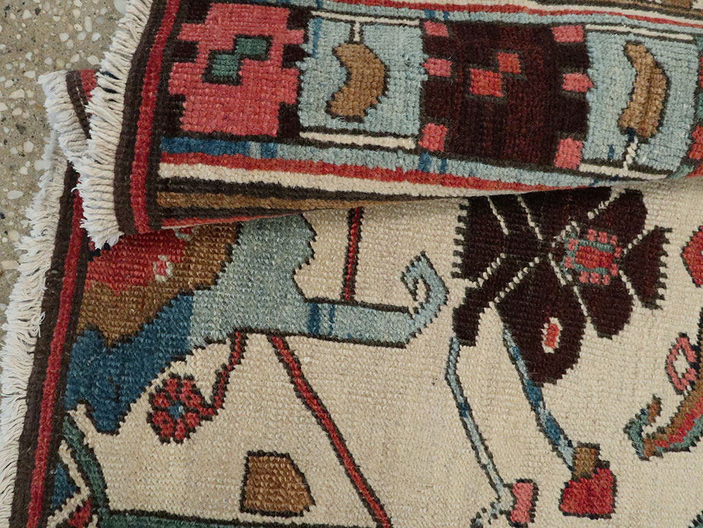 Antique Persian Serapi Wagireh Sampler Rug, No.28230 - Gsblank