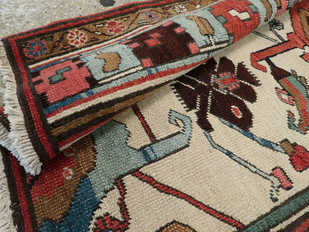 Antique Persian Serapi Wagireh Sampler Rug, No.28230 - Gsblank