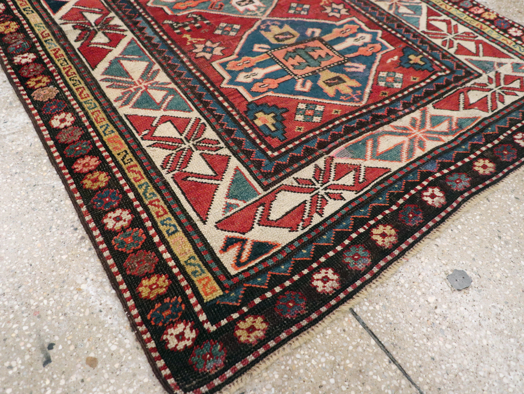 Antique Caucasian Kazak Rug, No.28233 - Gsblank