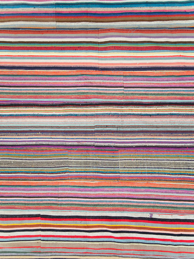 Modern Turkish Flatweave Rug, No.28249 - Gsblank