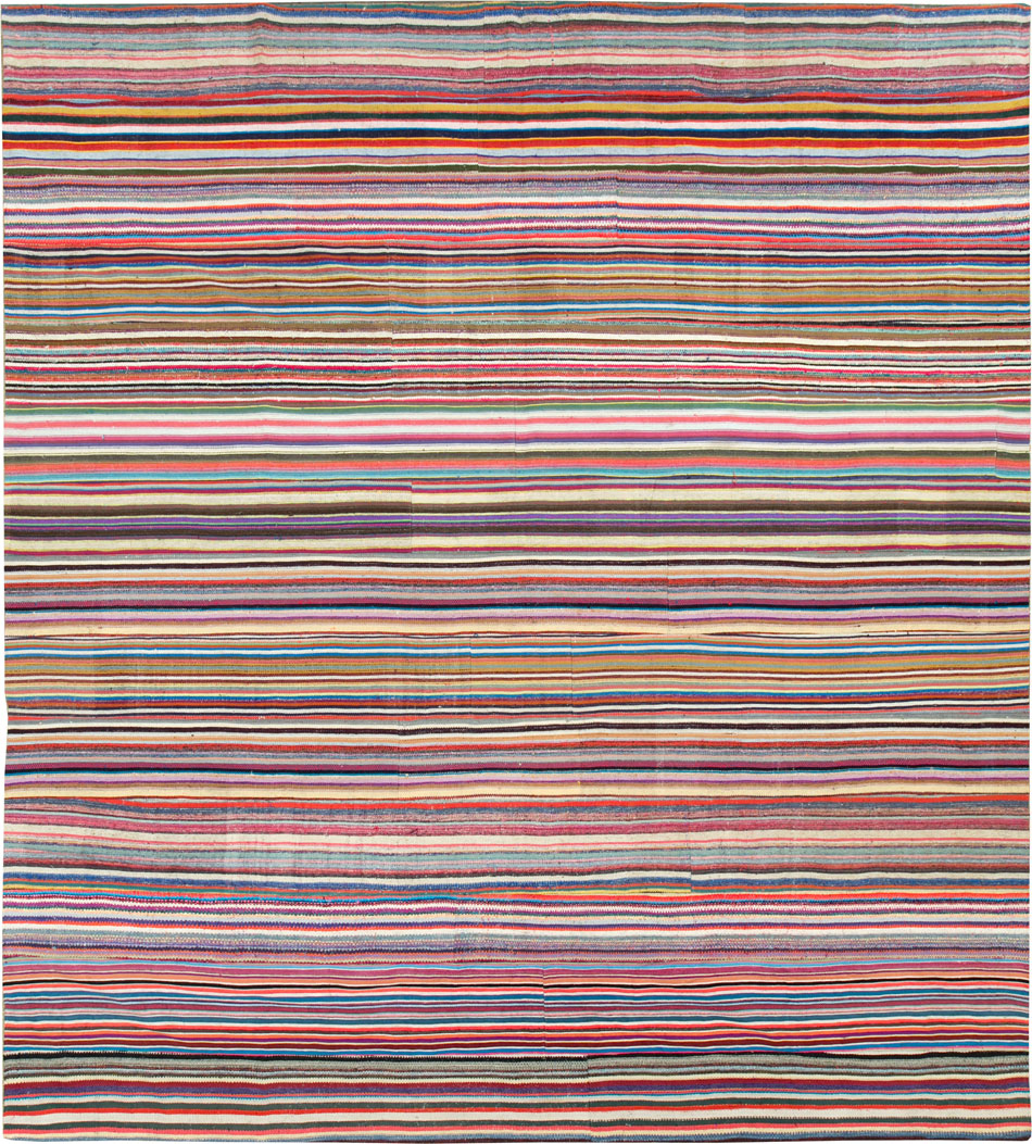 Vintage Turkish Flatweave Kilim , No.28251 - Gsblank