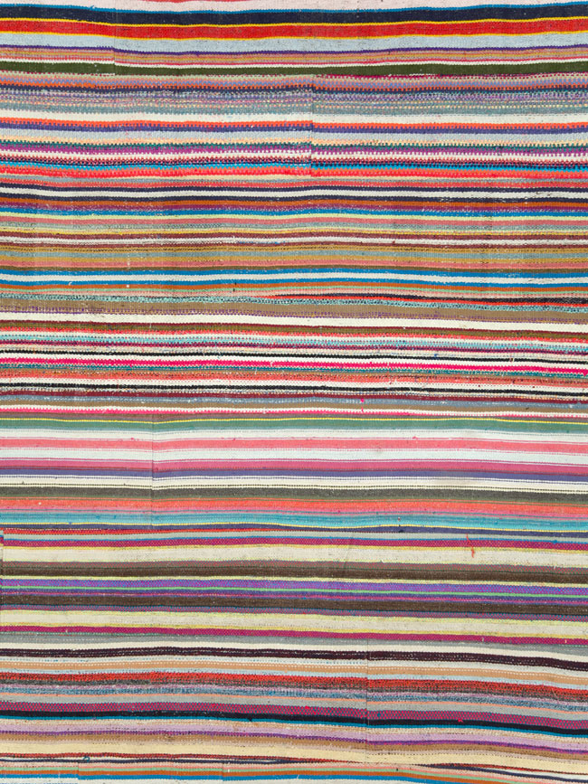 Vintage Turkish Flatweave Kilim , No.28251 - Gsblank
