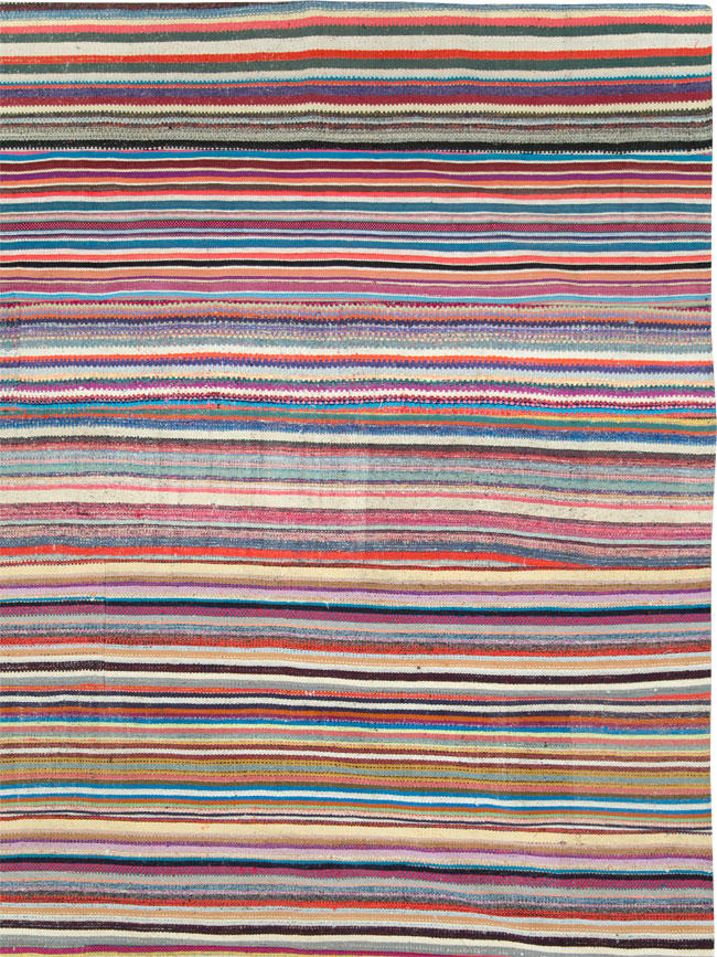 Vintage Turkish Flatweave, No.28251 - Gsblank