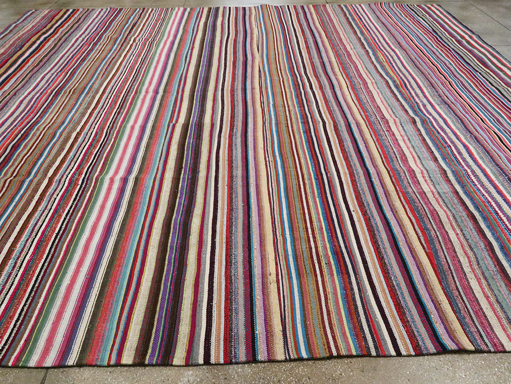 Vintage Turkish Flatweave Kilim , No.28251 - Gsblank