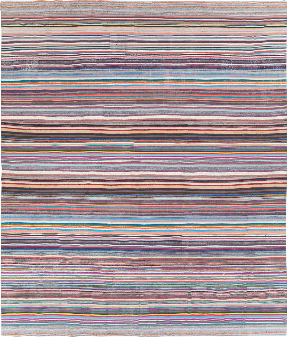 Vintage Turkish Flatweave Kilim , No.28252 - Gsblank
