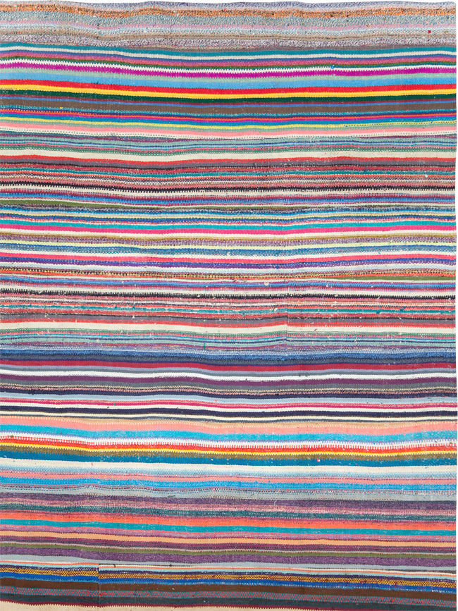 Vintage Turkish Flatweave Kilim , No.28252 - Gsblank