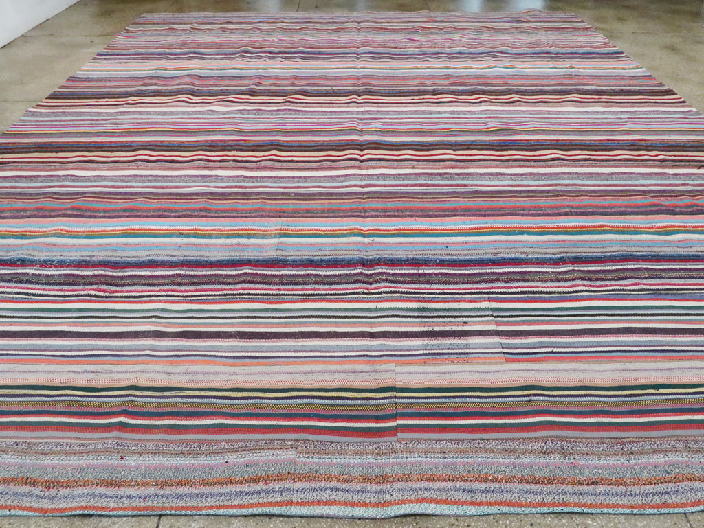 Vintage Turkish Flatweave Kilim , No.28252 - Gsblank