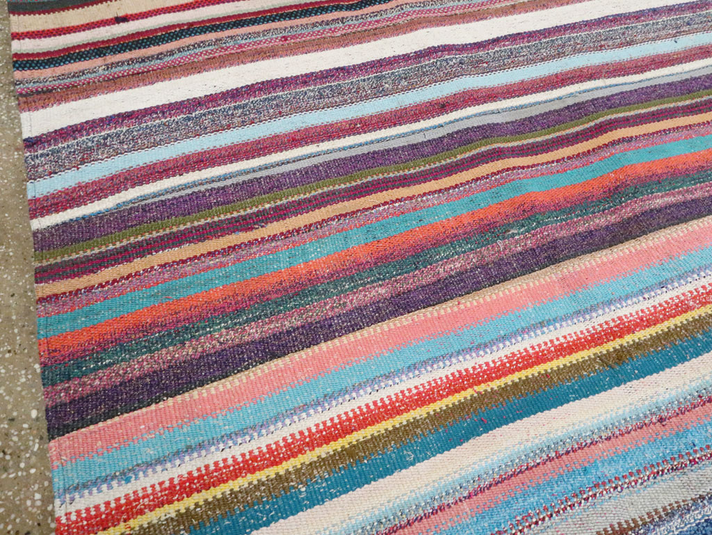Vintage Turkish Flatweave, No.28252 - Gsblank