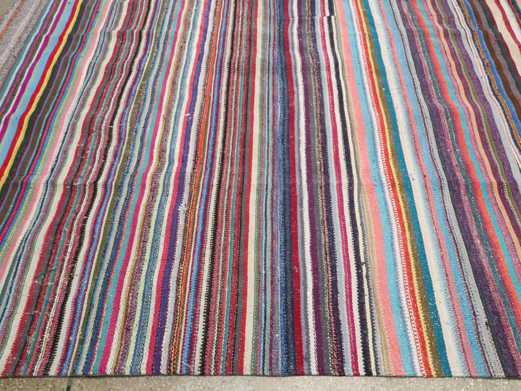 Vintage Turkish Flatweave Kilim , No.28252 - Gsblank