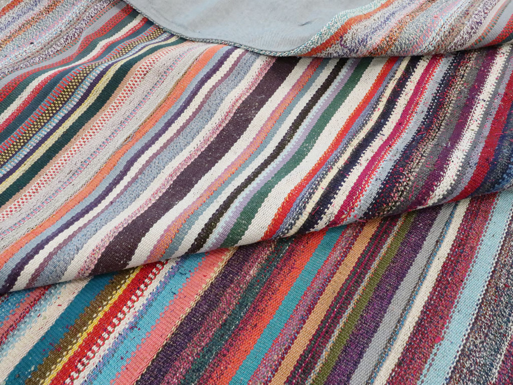 Vintage Turkish Flatweave, No.28252 - Gsblank