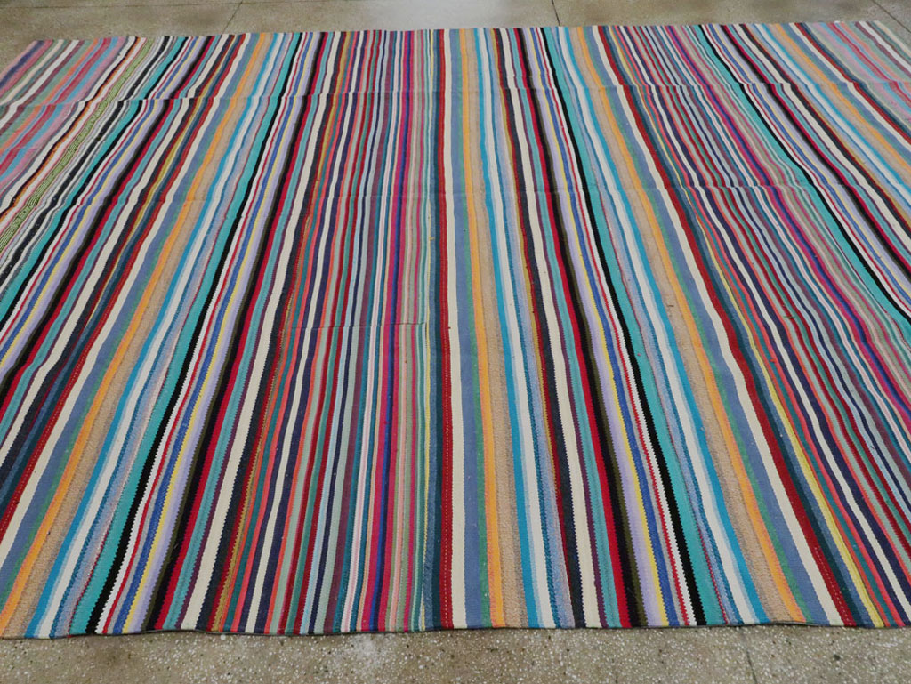 Modern Turkish Flatweave, No.28254 - Gsblank