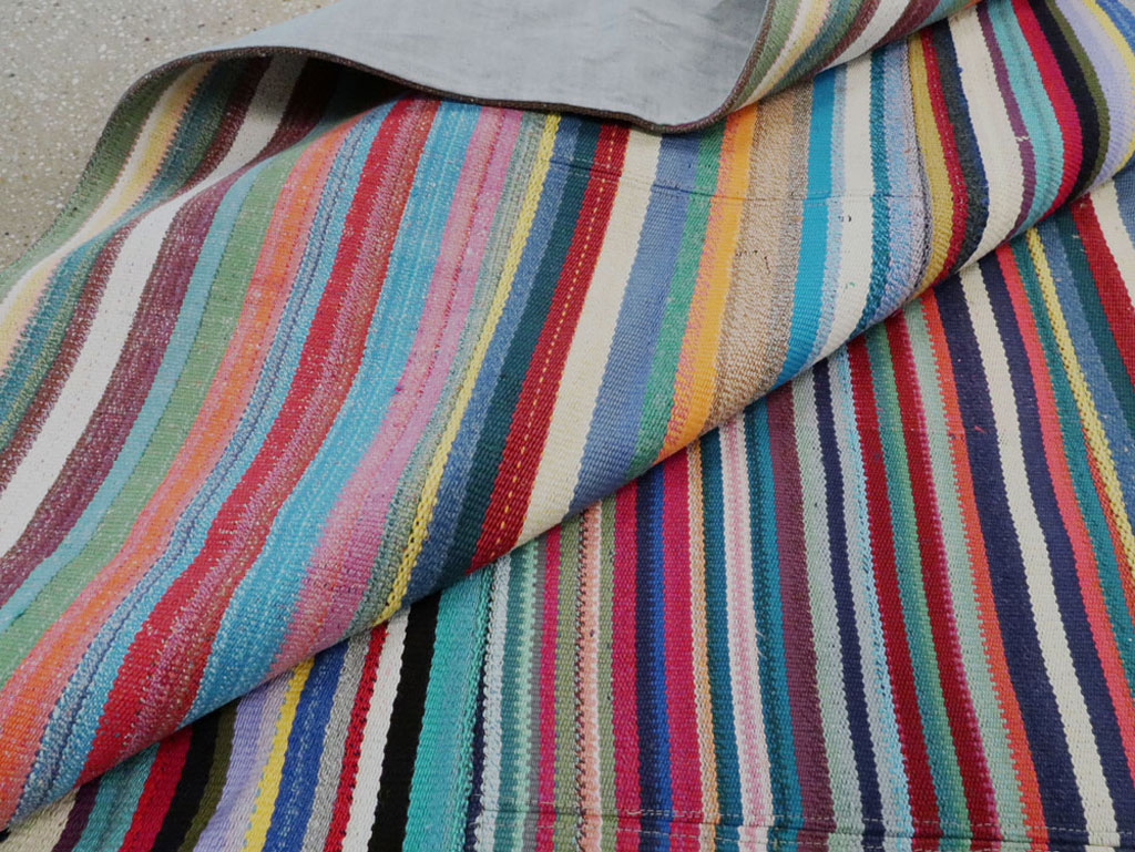 Modern Turkish Flatweave, No.28254 - Gsblank