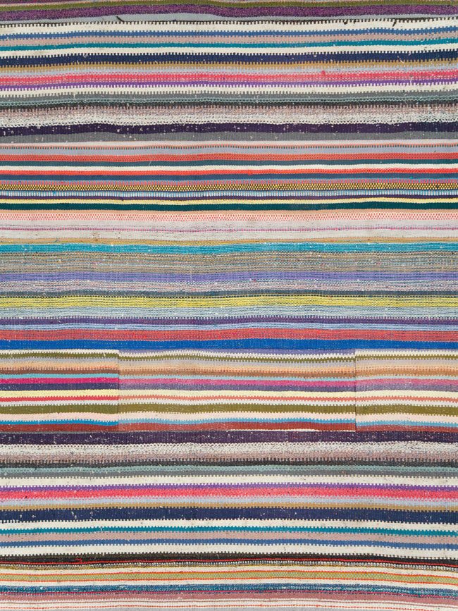 Modern Turkish Flatweave Room Size Carpet, No.28255 - Gsblank