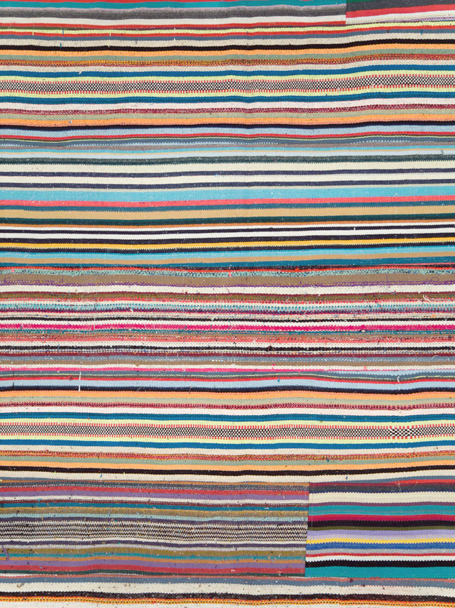 Modern Turkish Flatweave Room Size Carpet, No.28257 - Gsblank