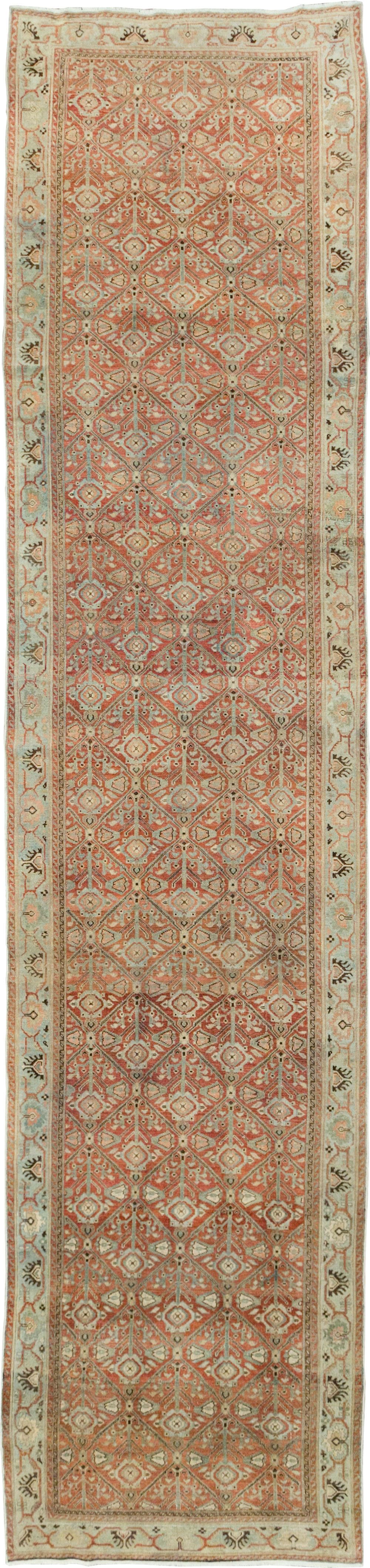 Antique Persian Malayer Wide Gallery Runner, No.28258 - Gsblank