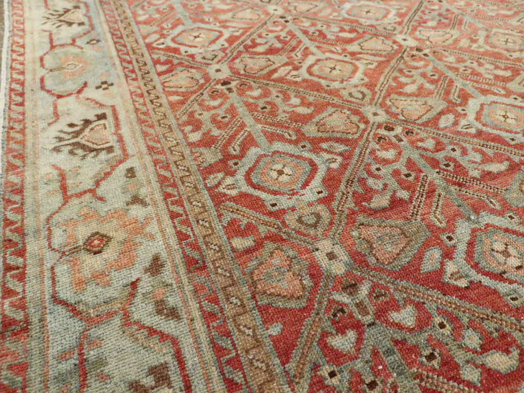 Antique Persian Malayer Wide Gallery Runner, No.28258 - Gsblank