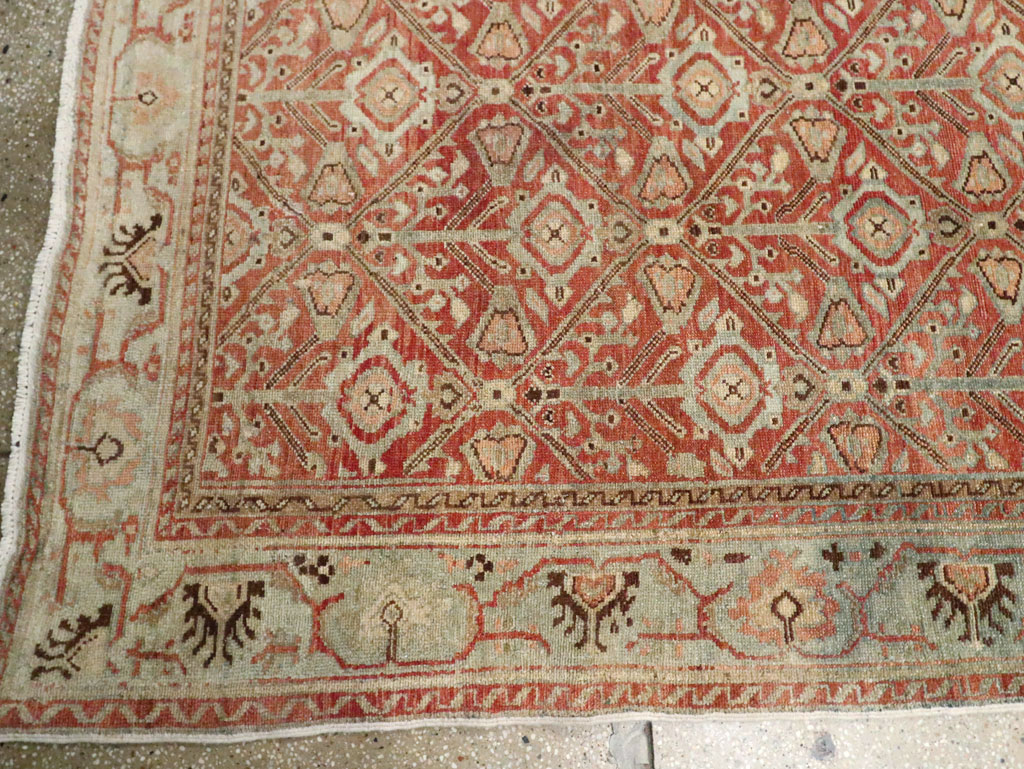 Antique Persian Malayer Wide Gallery Runner, No.28258 - Gsblank