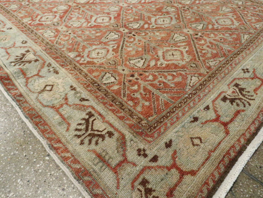 Antique Persian Malayer Wide Gallery Runner, No.28258 - Gsblank