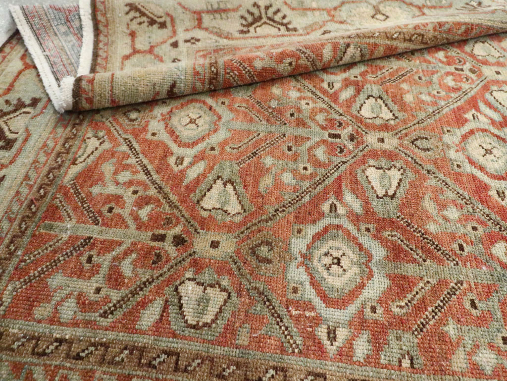 Antique Persian Malayer Wide Gallery Runner, No.28258 - Gsblank