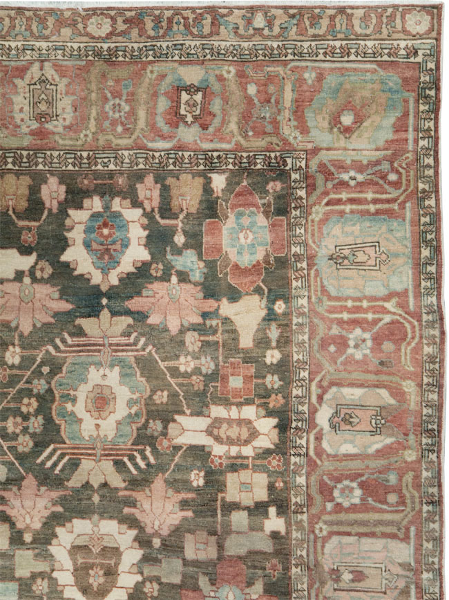 Antique Persian Bakhitari Carpet, No.28259 - Gsblank