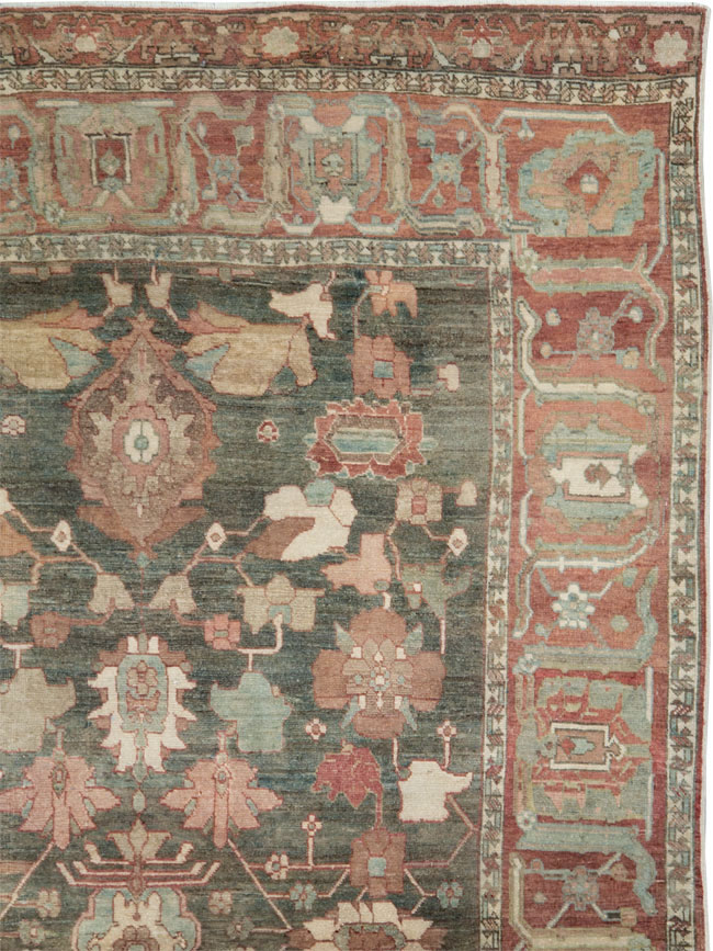 Antique Persian Bakhitari Carpet, No.28259 - Gsblank