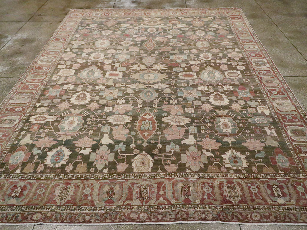 Antique Persian Bakhitari Carpet, No.28259 - Gsblank