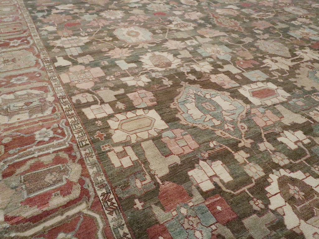 Antique Persian Bakhitari Carpet, No.28259 - Gsblank