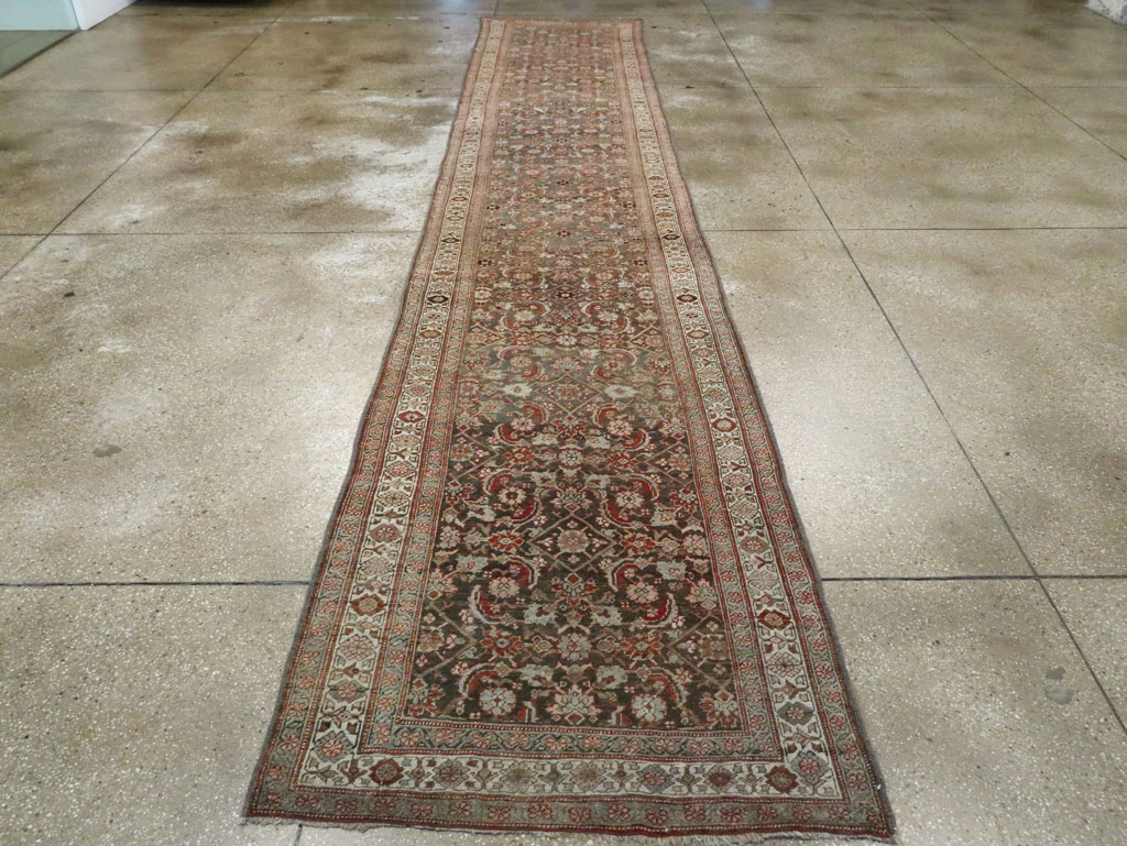 Antique Persian Bidjar Runner, No.28261 - Gsblank