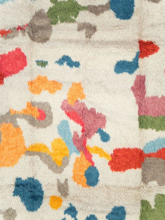 Contemporary Turkish Tulu Room Size Carpet, No.28273 - Gsblank