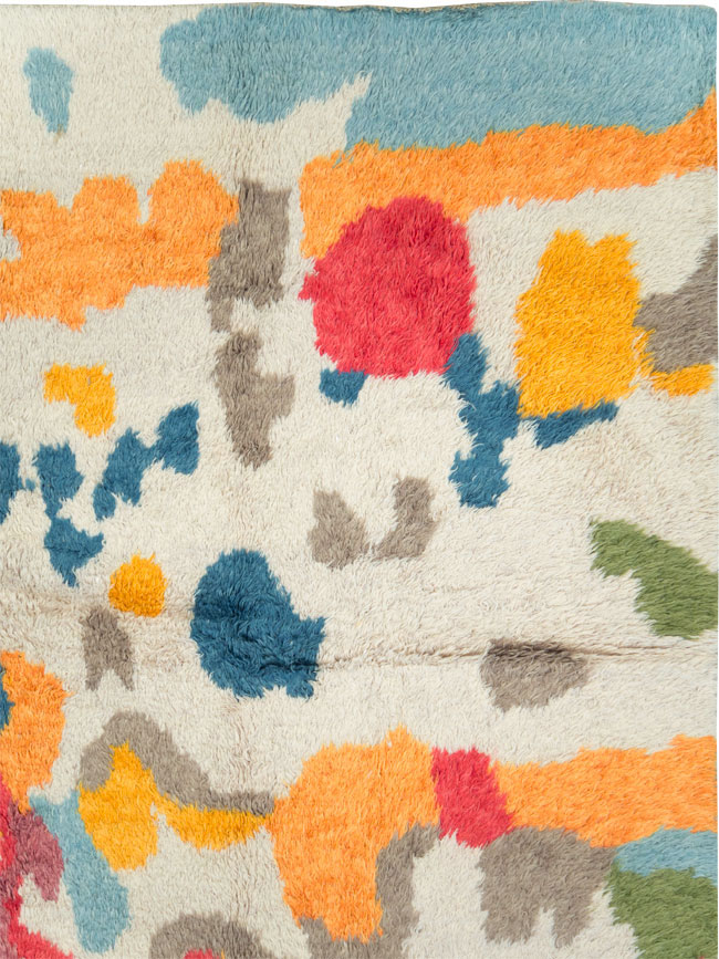 Contemporary Turkish Tulu Room Size Carpet, No.28273 - Gsblank